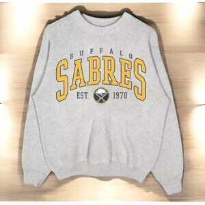 Buffalo Sabres Sweatshirt, Hockey Sweatshirt Retro Unisex Men Women